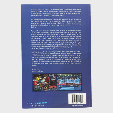 tienda de padel Madrid, tienda de padel online, tienda de padel españa, tienda de padel en linea, LIBRO SENTIDO COMUN NITO BREA