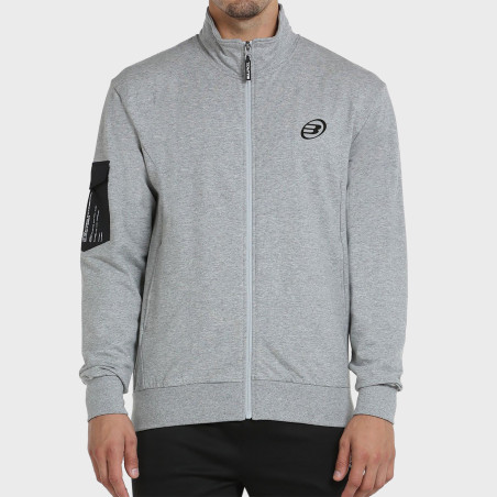tienda de padel Madrid, tienda de padel online, tienda de padel españa, tienda de padel en linea, SUDADERA BULLPADEL BEADE GRIS 