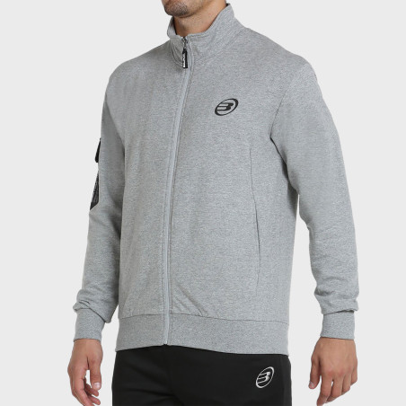 tienda de padel Madrid, tienda de padel online, tienda de padel españa, tienda de padel en linea, SUDADERA BULLPADEL BEADE GRIS 