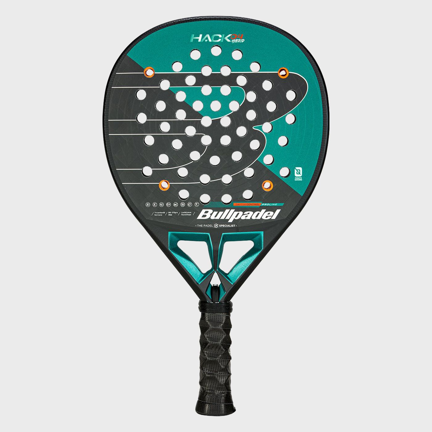 tienda de padel Madrid, tienda de padel online, tienda de padel españa, tienda de padel en linea, PALA BULLPADEL HACK 04 HYBRID 