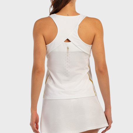 tienda de padel Madrid, tienda de padel online, tienda de padel españa, tienda de padel en linea, CAMISETA BULLPADEL ACORA BLANC