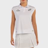 tienda de padel Madrid, tienda de padel online, tienda de padel españa, tienda de padel en linea, POLO BULLPADEL ACIDO BLANCO