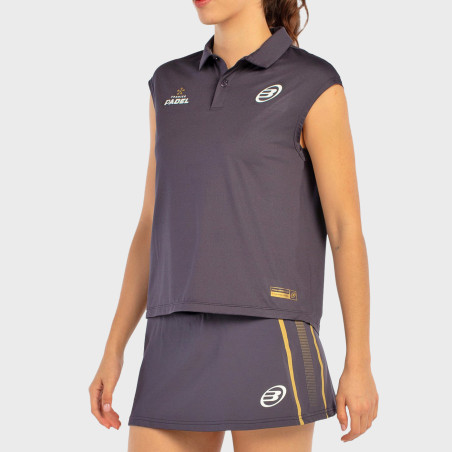 POLO BULLPADEL ACIDO CHARCOAL
