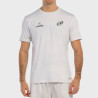 T-SHIRT BULLPADEL BIZME WHITE