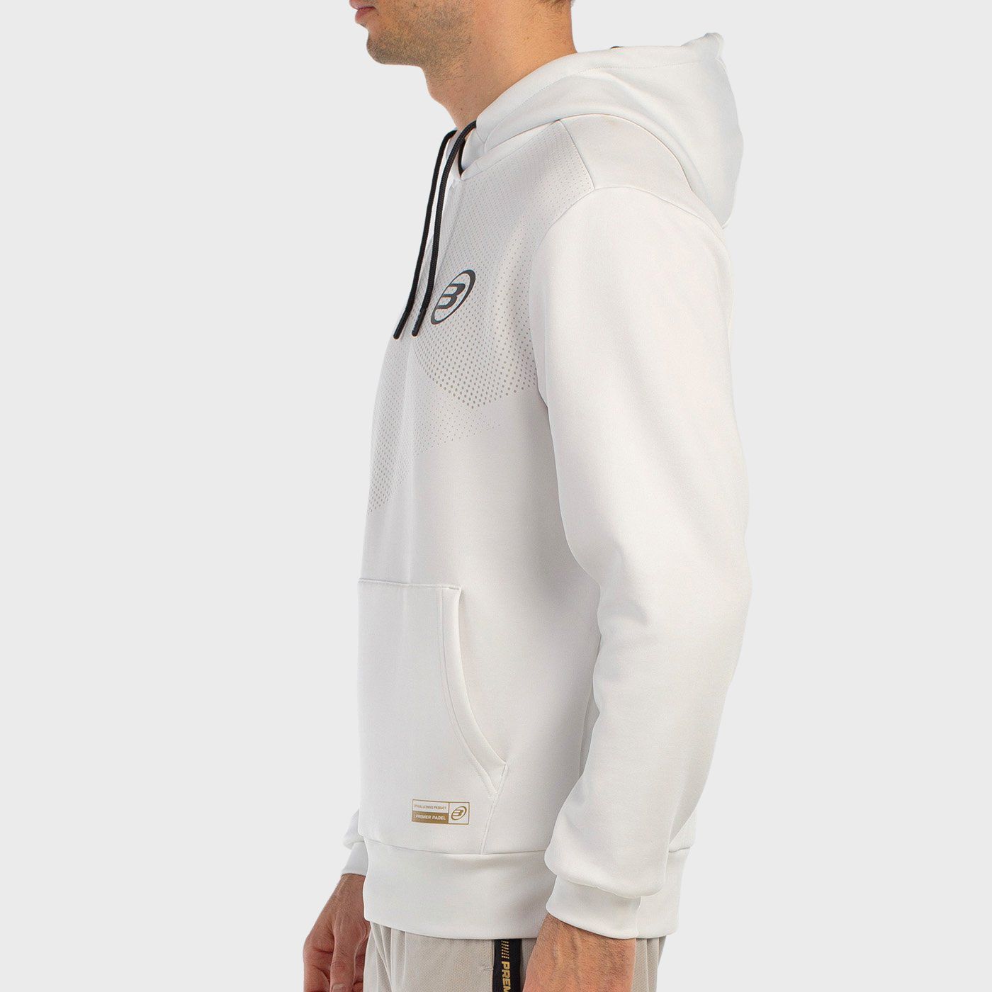 tienda de padel Madrid, tienda de padel online, tienda de padel españa, tienda de padel en linea, SUDADERA BULLPADEL BAQUE BLANC