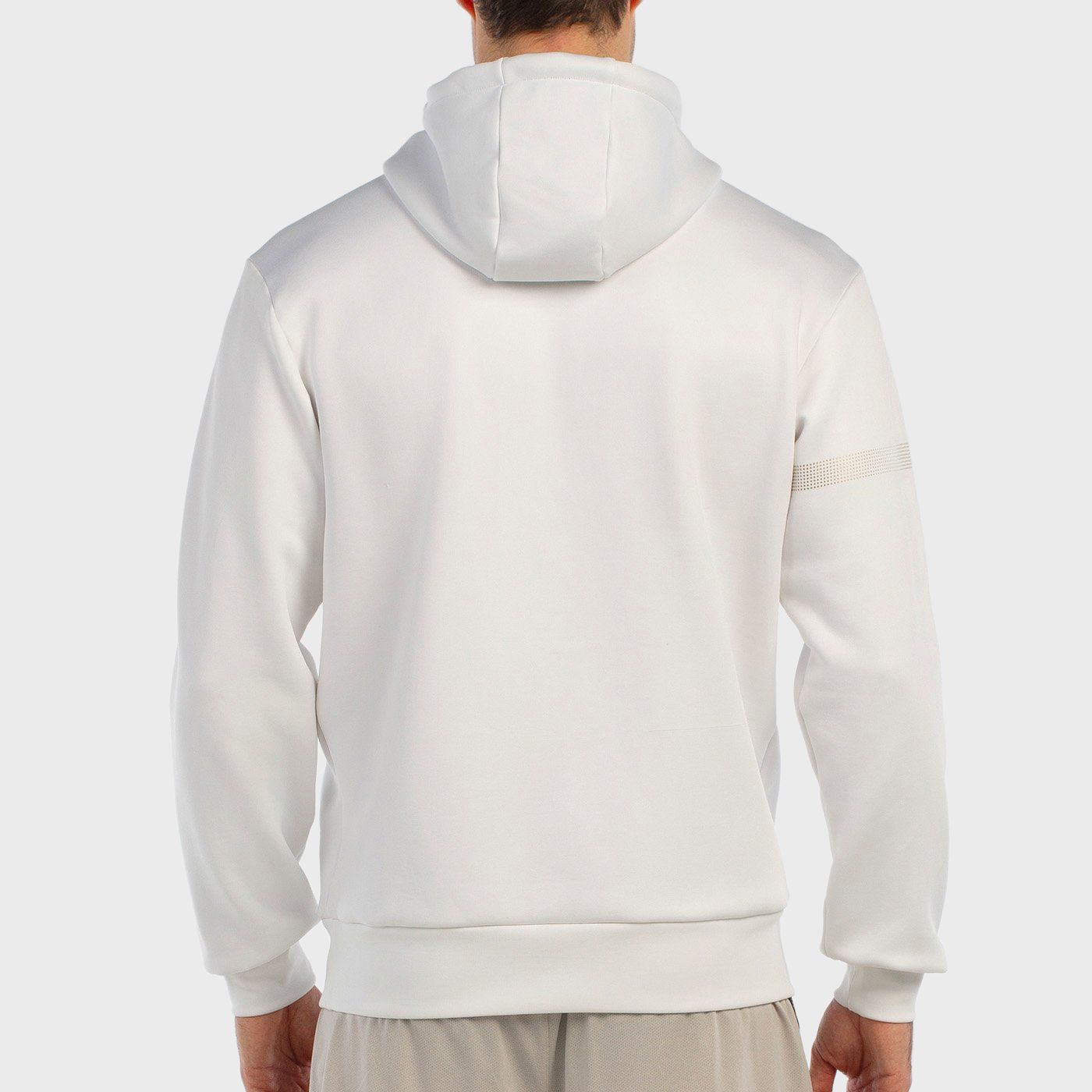 tienda de padel Madrid, tienda de padel online, tienda de padel españa, tienda de padel en linea, SUDADERA BULLPADEL BAQUE BLANC