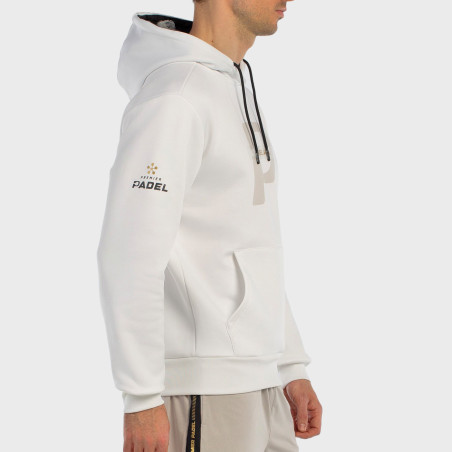 tienda de padel Madrid, tienda de padel online, tienda de padel españa, tienda de padel en linea, SUDADERA BULLPADEL BROTA BLANC