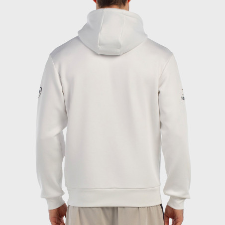 tienda de padel Madrid, tienda de padel online, tienda de padel españa, tienda de padel en linea, SUDADERA BULLPADEL BROTA BLANC