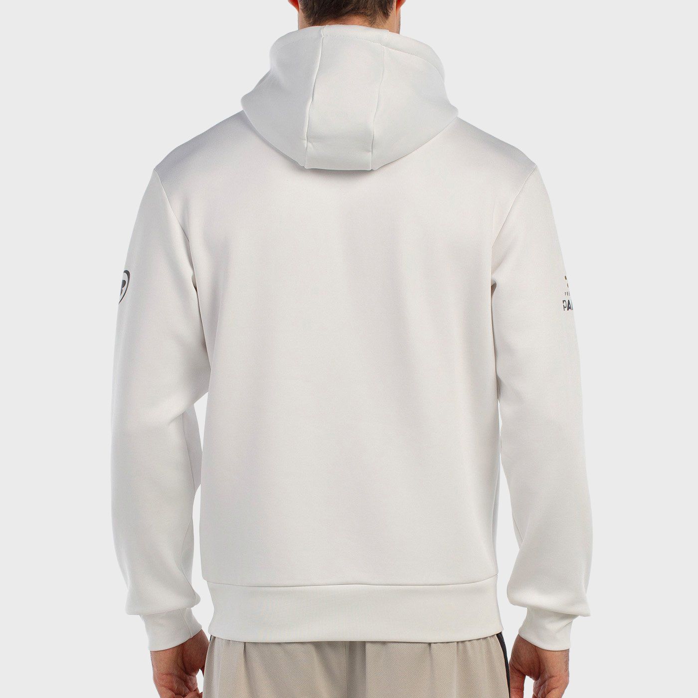tienda de padel Madrid, tienda de padel online, tienda de padel españa, tienda de padel en linea, SUDADERA BULLPADEL BROTA BLANC
