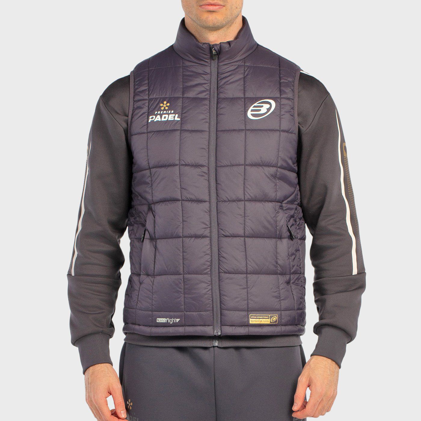 GILET BULLPADEL BELIO CHARBON