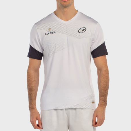 tienda de padel Madrid, tienda de padel online, tienda de padel españa, tienda de padel en linea, CAMISETA BULLPADEL BRIAL BLANC
