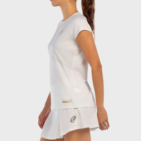 tienda de padel Madrid, tienda de padel online, tienda de padel españa, tienda de padel en linea, CAMISETA BULLPADEL AFORE BLANC
