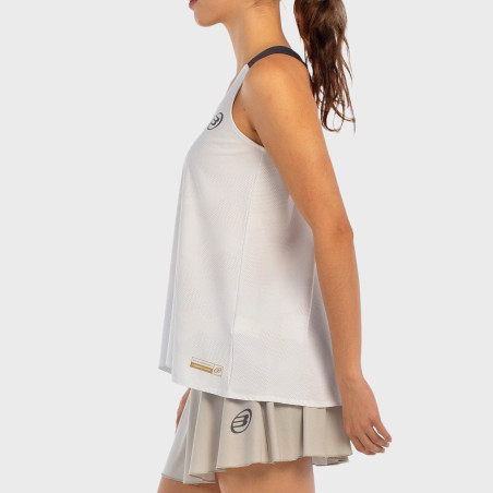 tienda de padel Madrid, tienda de padel online, tienda de padel españa, tienda de padel en linea, CAMISETA BULLPADEL AGORE BLANC