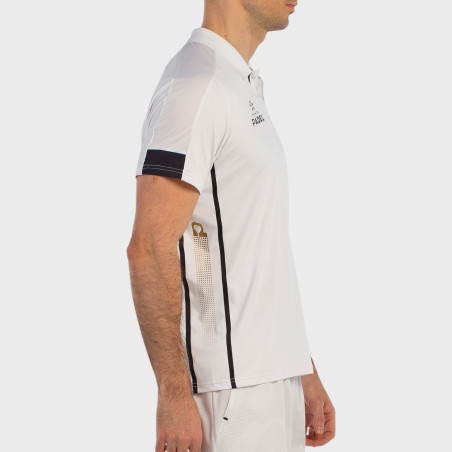 tienda de padel Madrid, tienda de padel online, tienda de padel españa, tienda de padel en linea, POLO BULLPADEL BOGUE BLANCO