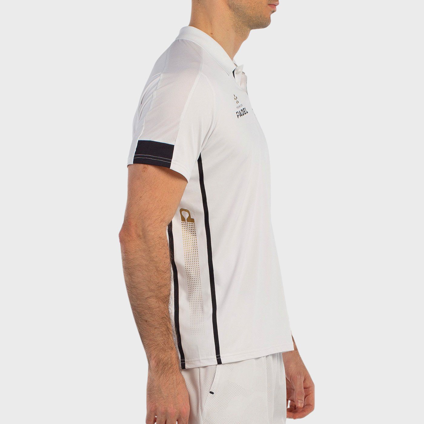 tienda de padel Madrid, tienda de padel online, tienda de padel españa, tienda de padel en linea, POLO BULLPADEL BOGUE BLANCO