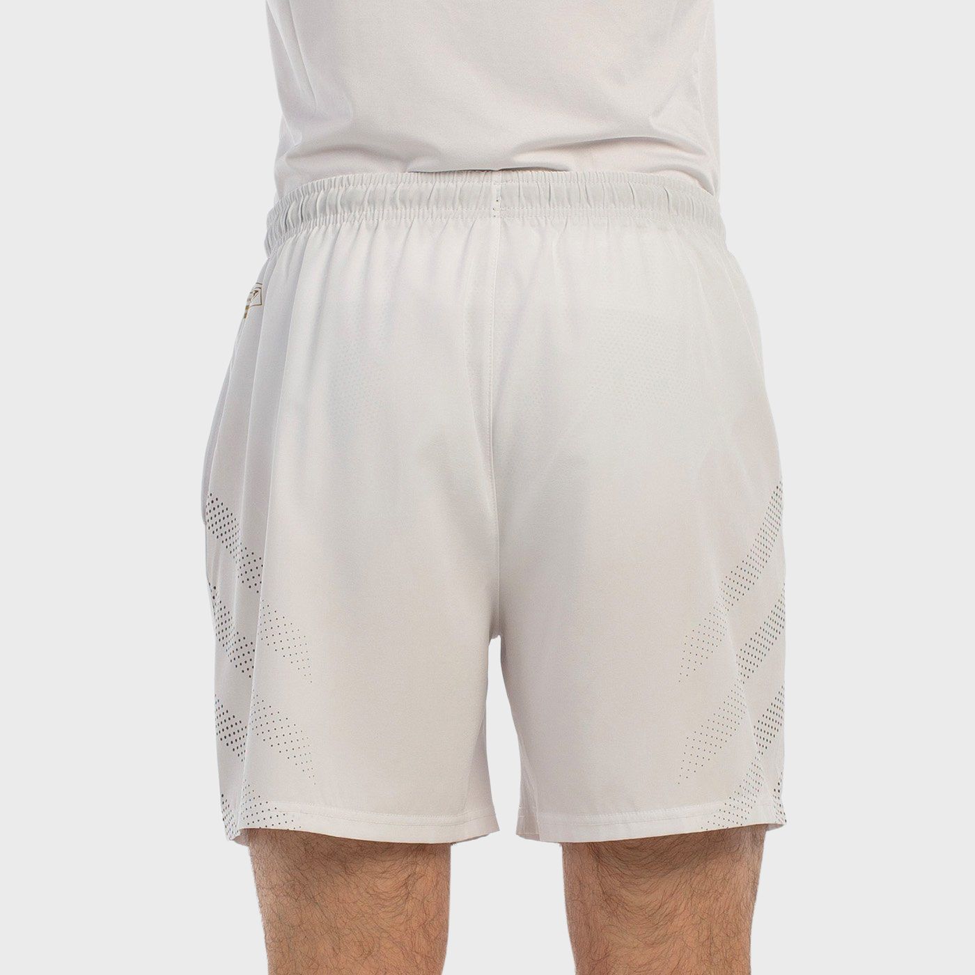 tienda de padel Madrid, tienda de padel online, tienda de padel españa, tienda de padel en linea, SHORT BULLPADEL BROZO BLANCO