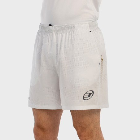 tienda de padel Madrid, tienda de padel online, tienda de padel españa, tienda de padel en linea, SHORT BULLPADEL BUGLE BLANCO