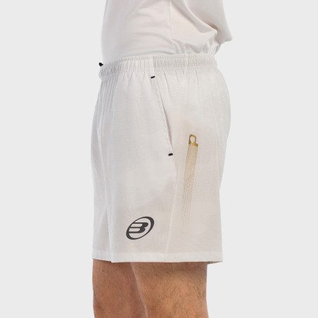 tienda de padel Madrid, tienda de padel online, tienda de padel españa, tienda de padel en linea, SHORT BULLPADEL BUGLE BLANCO