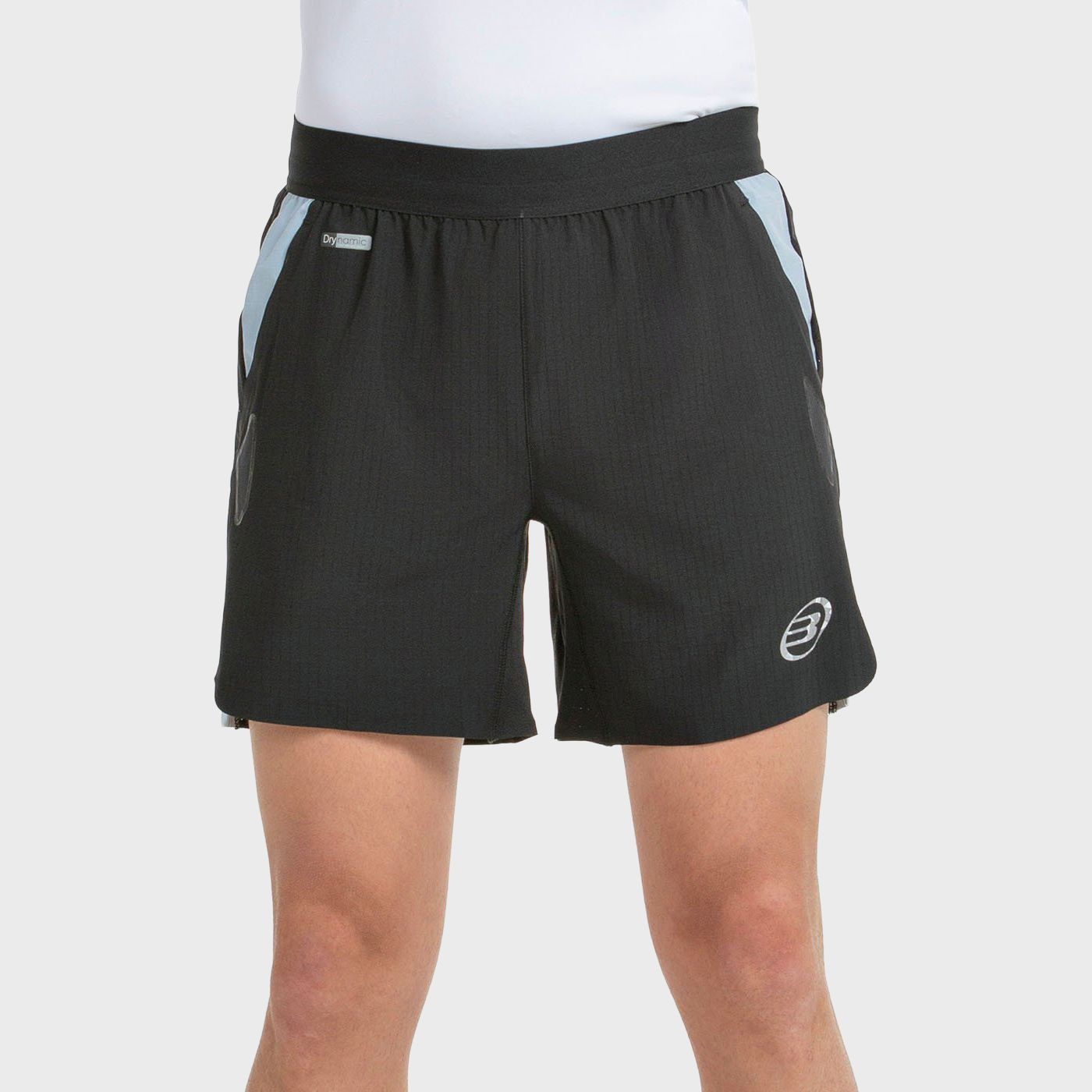 tienda de padel Madrid, tienda de padel online, tienda de padel españa, tienda de padel en linea, SHORT BULLPADEL LIGHT NEGRO