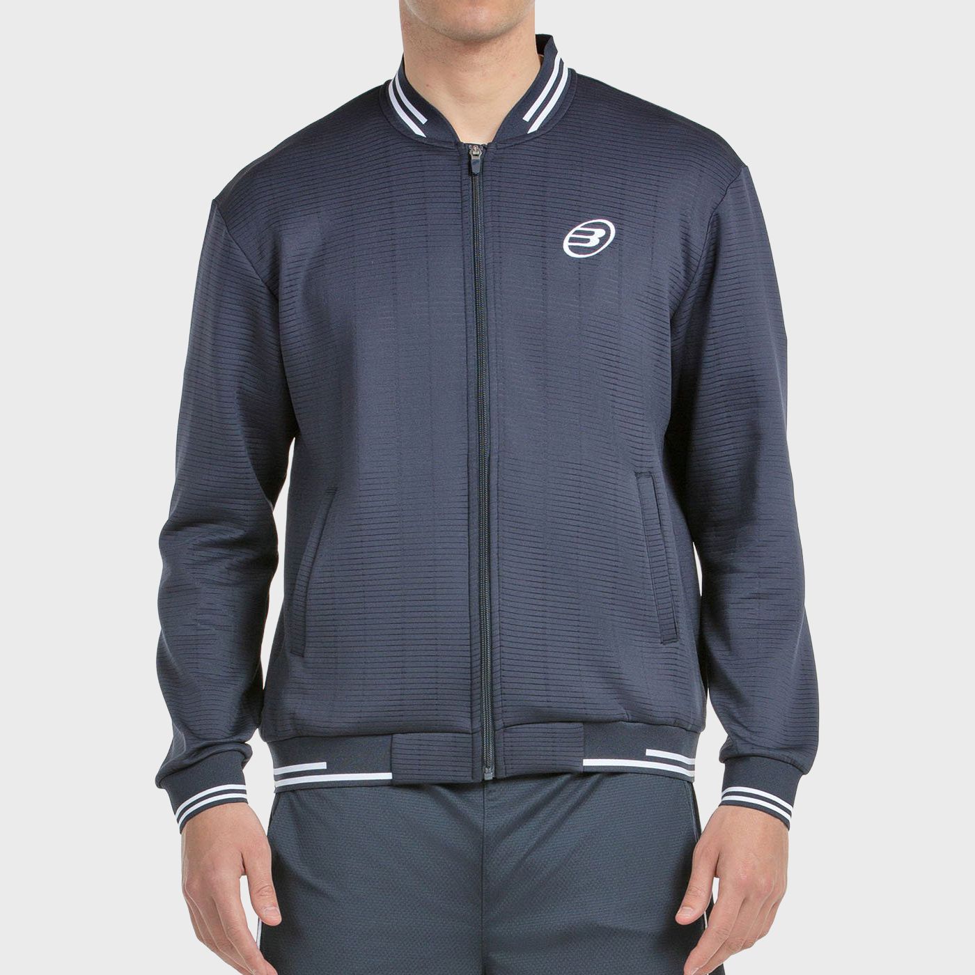 tienda de padel Madrid, tienda de padel online, tienda de padel españa, tienda de padel en linea, SUDADERA BULLPADEL TROMBE AZUL