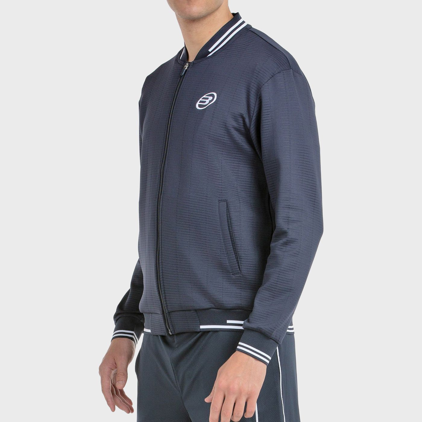tienda de padel Madrid, tienda de padel online, tienda de padel españa, tienda de padel en linea, SUDADERA BULLPADEL TROMBE AZUL