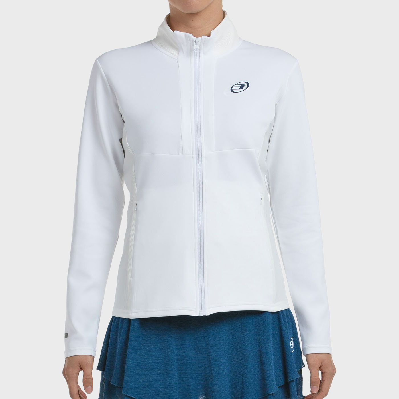 tienda de padel Madrid, tienda de padel online, tienda de padel españa, tienda de padel en linea, SUDADERA BULLPADEL DESNA BLANC