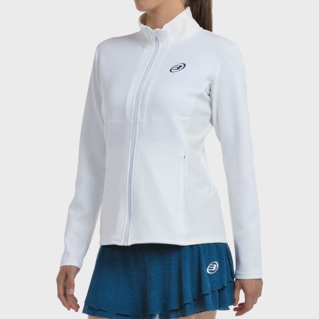 tienda de padel Madrid, tienda de padel online, tienda de padel españa, tienda de padel en linea, SUDADERA BULLPADEL DESNA BLANC