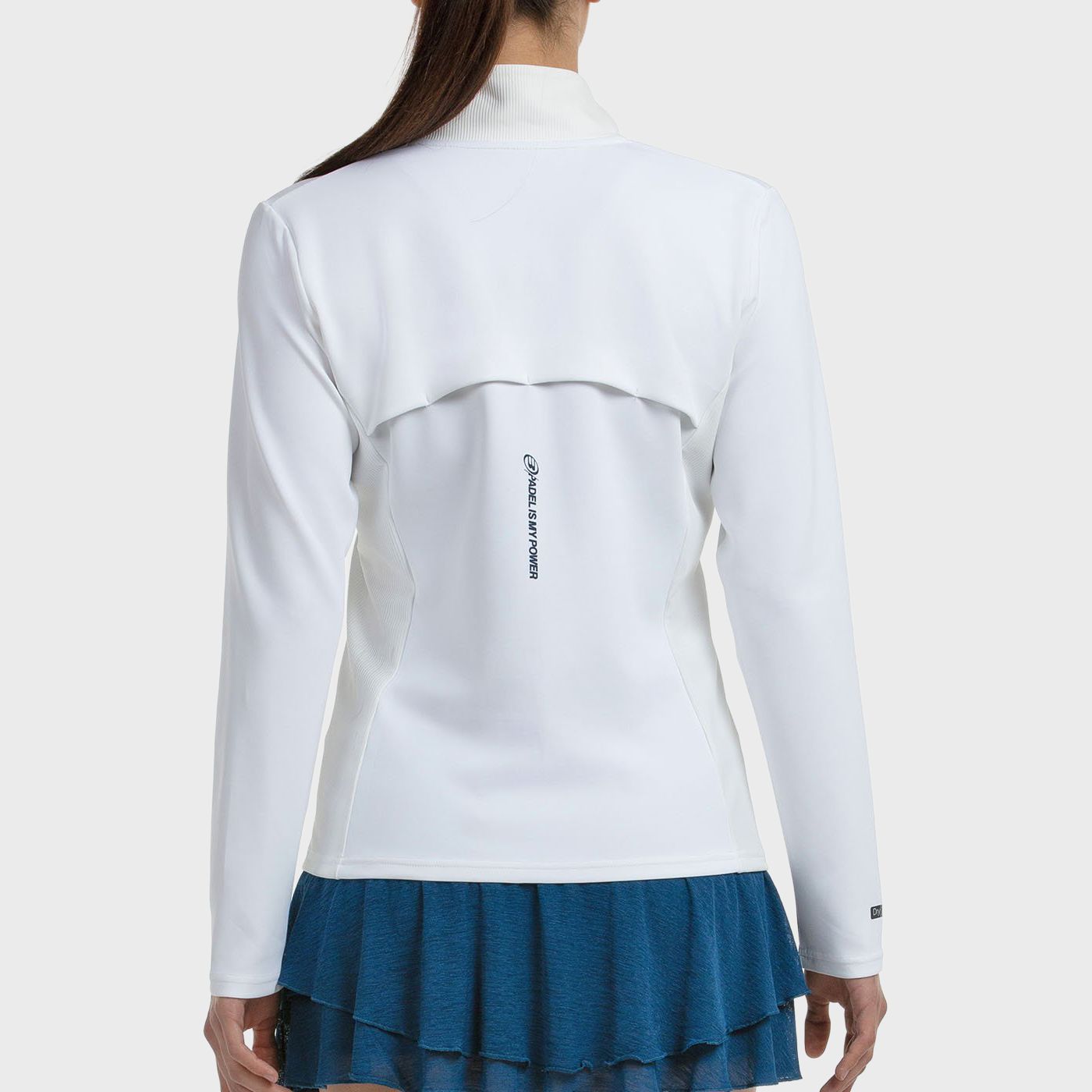 tienda de padel Madrid, tienda de padel online, tienda de padel españa, tienda de padel en linea, SUDADERA BULLPADEL DESNA BLANC