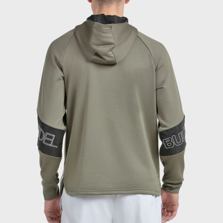 tienda de padel Madrid, tienda de padel online, tienda de padel españa, tienda de padel en linea, SUDADERA BULLPADEL GUMALA KAKI