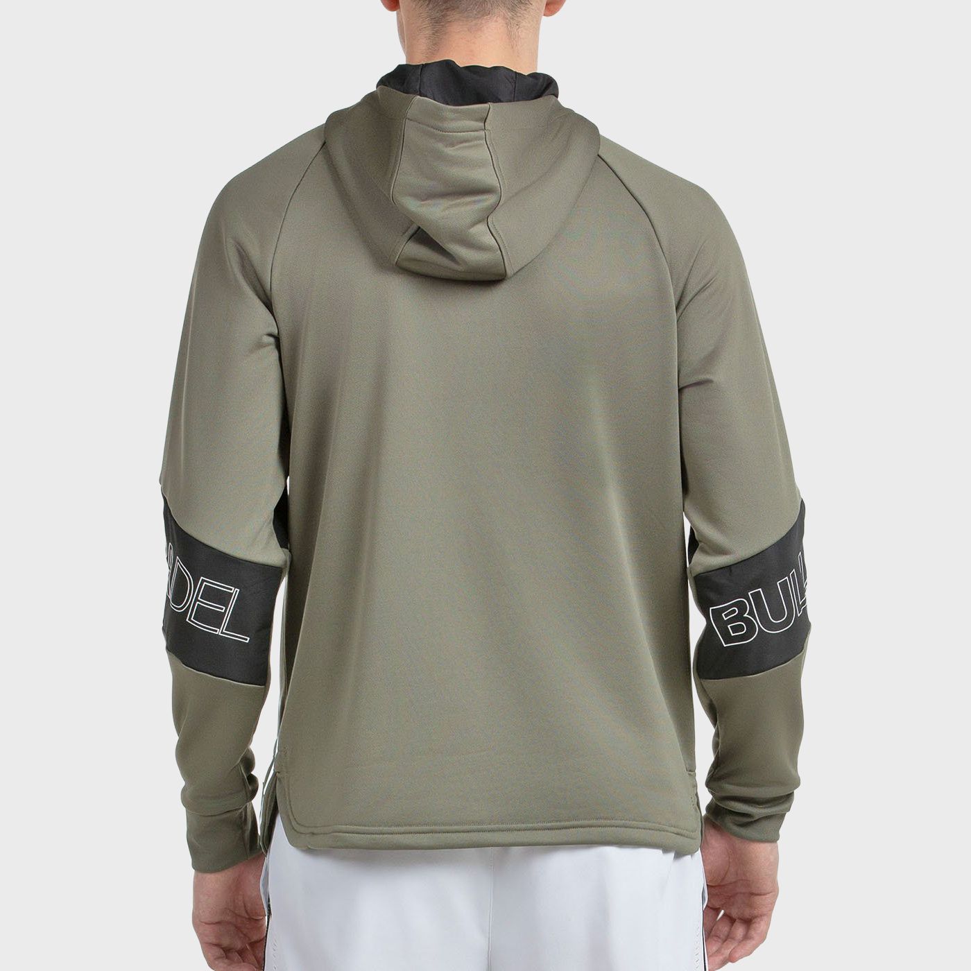 tienda de padel Madrid, tienda de padel online, tienda de padel españa, tienda de padel en linea, SUDADERA BULLPADEL GUMALA KAKI