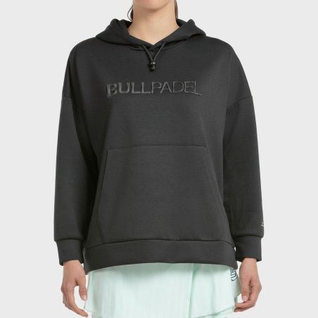 tienda de padel Madrid, tienda de padel online, tienda de padel españa, tienda de padel en linea, SUDADERA BULLPADEL SILBA NEGRO