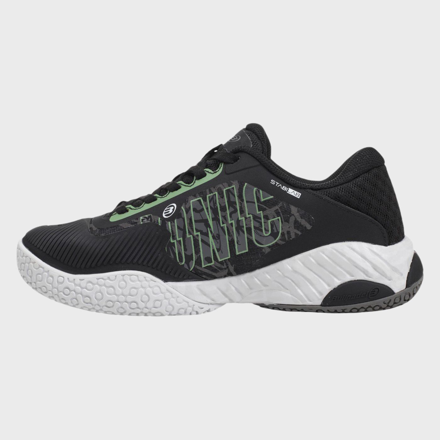 TRAINERS BULLPADEL IONIC W 25V BLACK AND GREEN