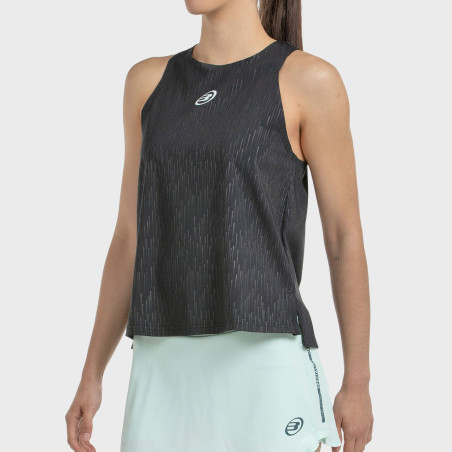 tienda de padel Madrid, tienda de padel online, tienda de padel españa, tienda de padel en linea, CAMISETA BULLPADEL ABURE NEGRO