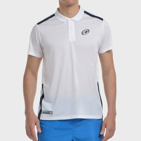 tienda de padel Madrid, tienda de padel online, tienda de padel españa, tienda de padel en linea, POLO BULLPADEL BALTO BLANCO