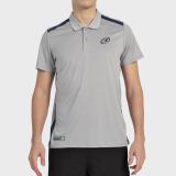 tienda de padel Madrid, tienda de padel online, tienda de padel españa, tienda de padel en linea, POLO BULLPADEL BALTO GRIS MEDI