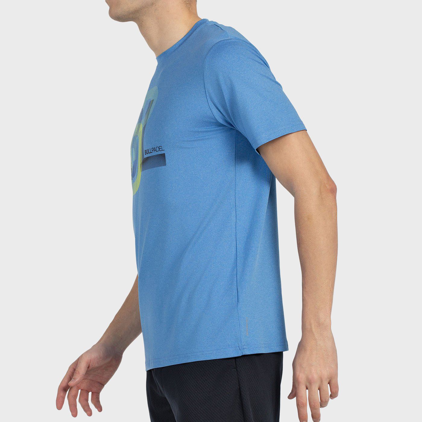T-SHIRT BULLPADEL BEBAS BLU ATOMICO VIGORE
