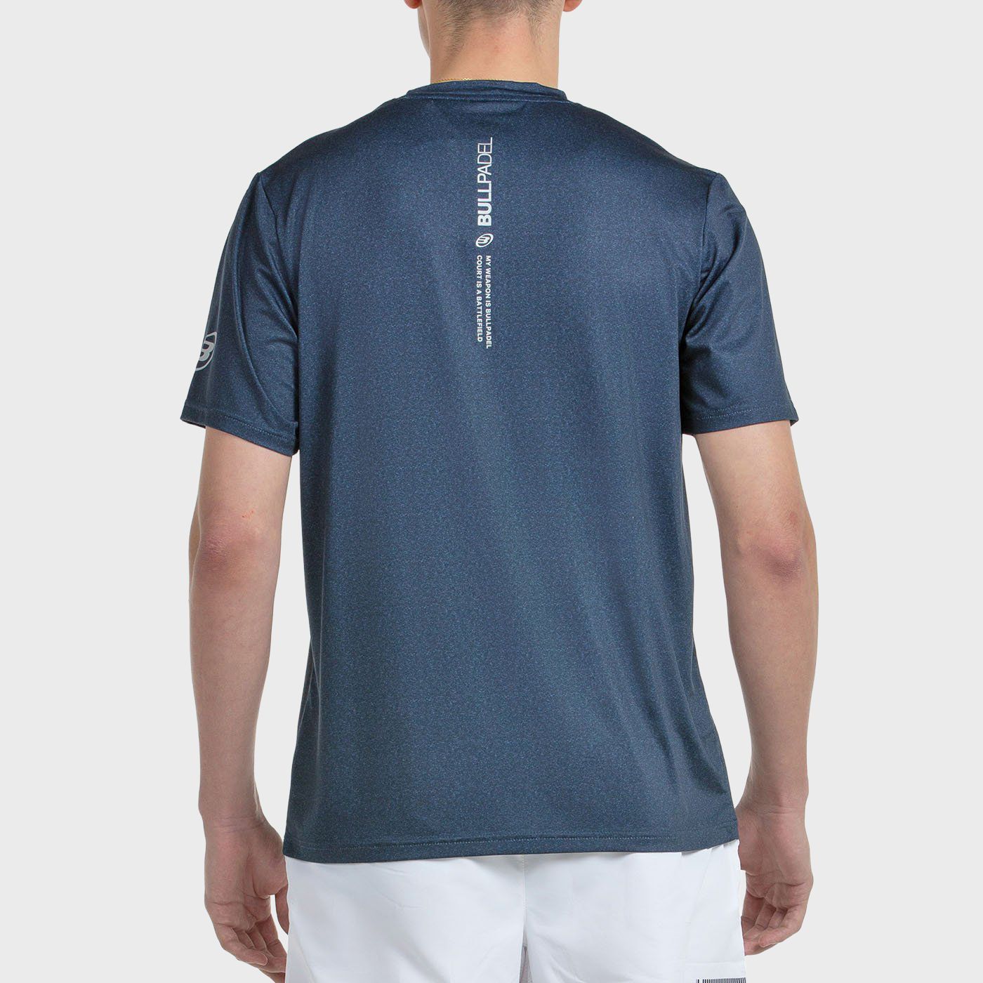 tienda de padel Madrid, tienda de padel online, tienda de padel españa, tienda de padel en linea, CAMISETA BULLPADEL BEBAS AZUL 