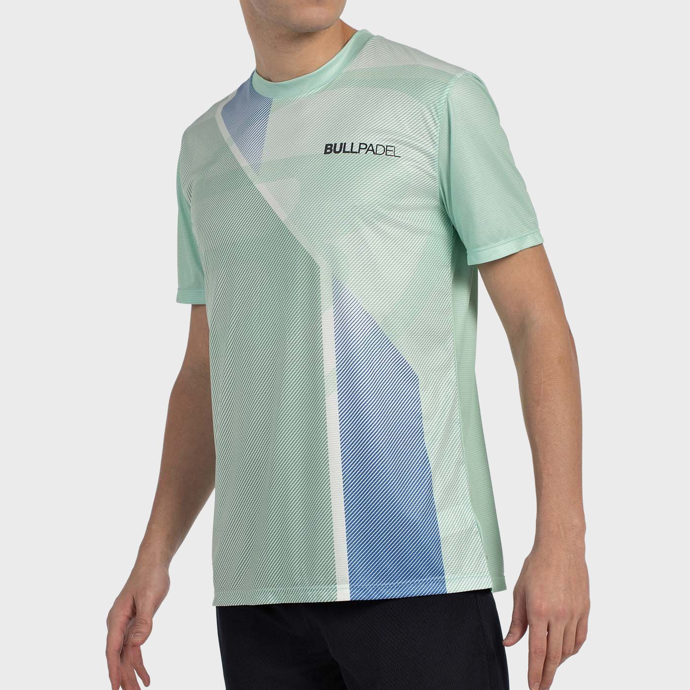 tienda de padel Madrid, tienda de padel online, tienda de padel españa, tienda de padel en linea, CAMISETA BULLPADEL BRUMO VERDE