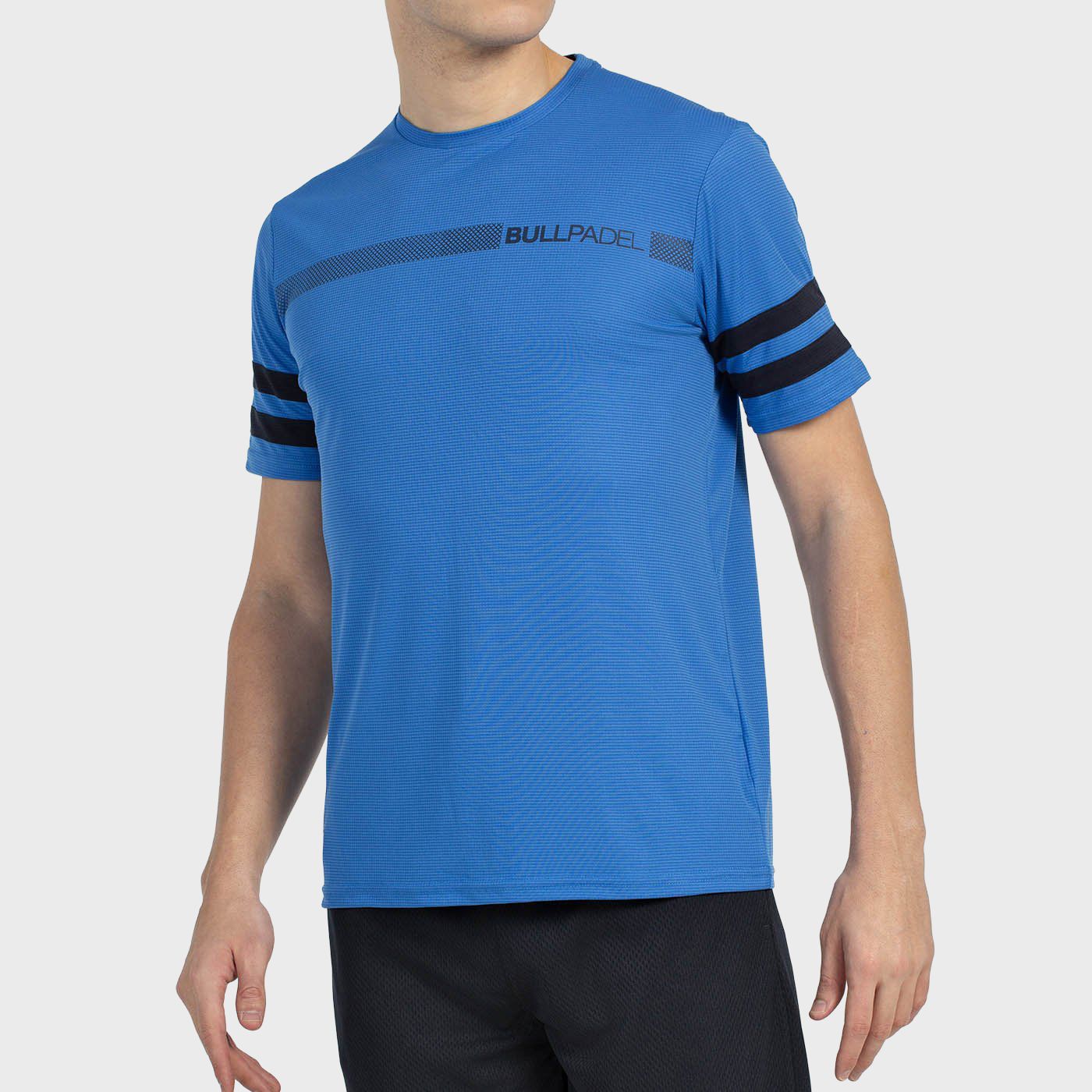 tienda de padel Madrid, tienda de padel online, tienda de padel españa, tienda de padel en linea, CAMISETA BULLPADEL BERRO AZUL 