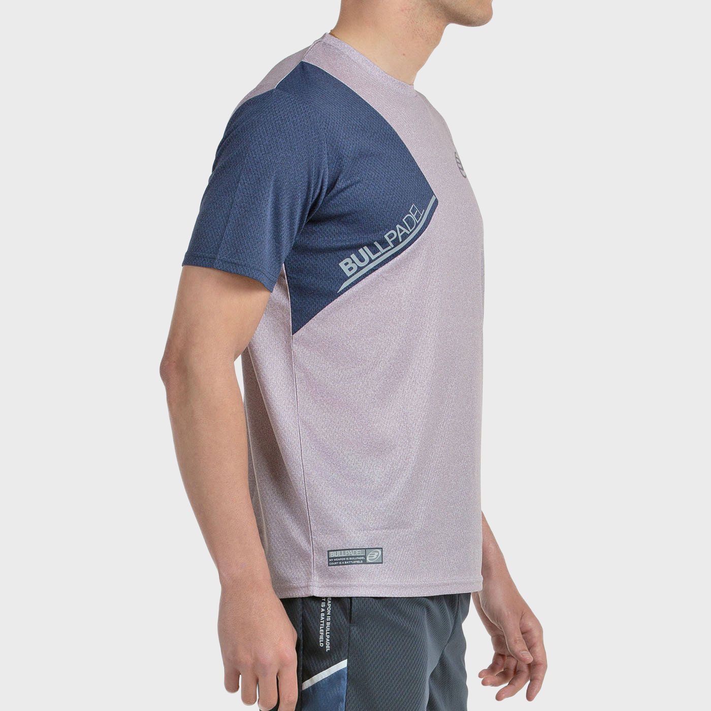 tienda de padel Madrid, tienda de padel online, tienda de padel españa, tienda de padel en linea, CAMISETA BULLPADEL BROCE GRIS 