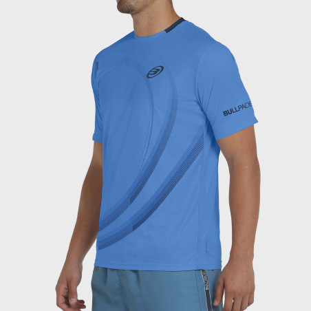 T-SHIRT BULLPADEL BEQUE BLU ATOMICO