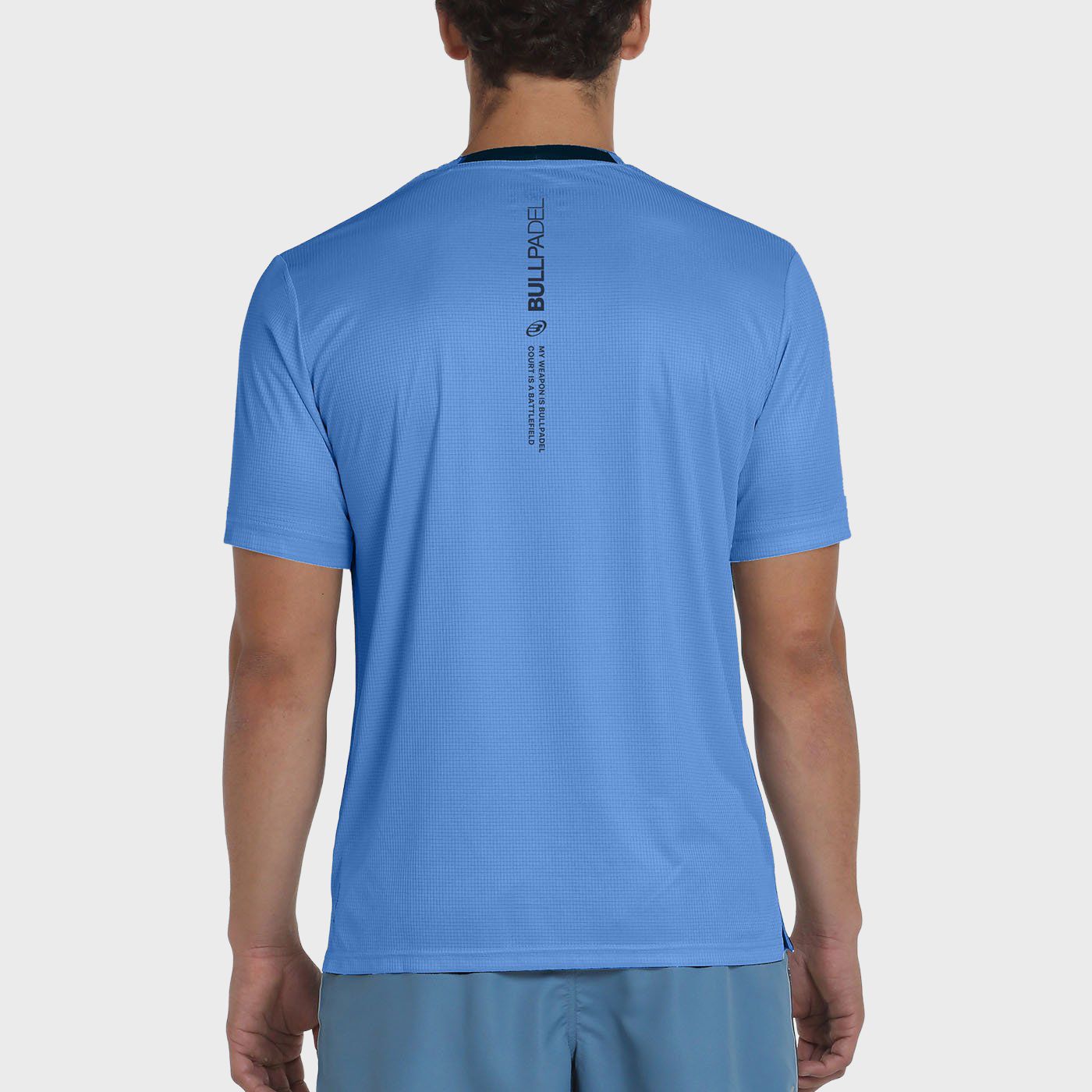 T-SHIRT BULLPADEL BEQUE BLU ATOMICO
