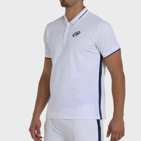 BULLPADEL LEIRO 25V WHITE POLO SHIRT