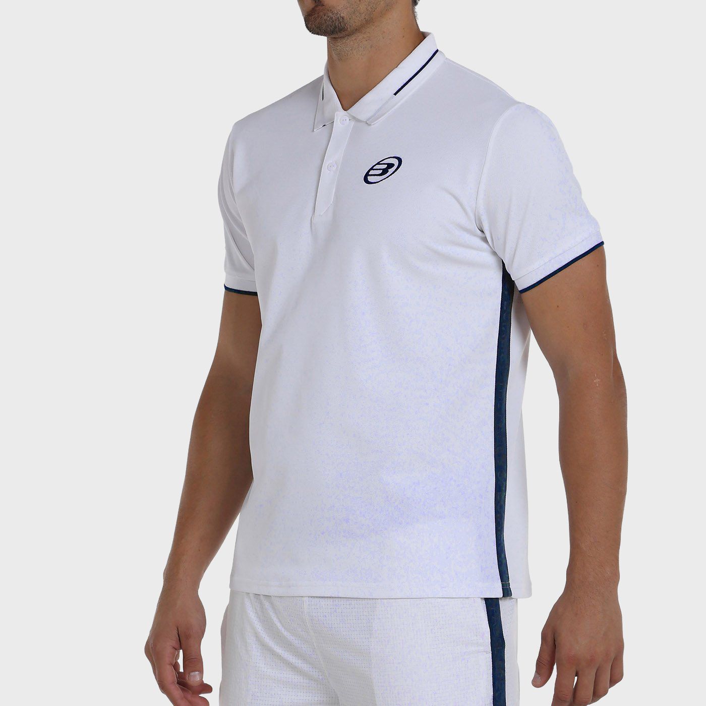 BULLPADEL LEIRO 25V WHITE POLO SHIRT