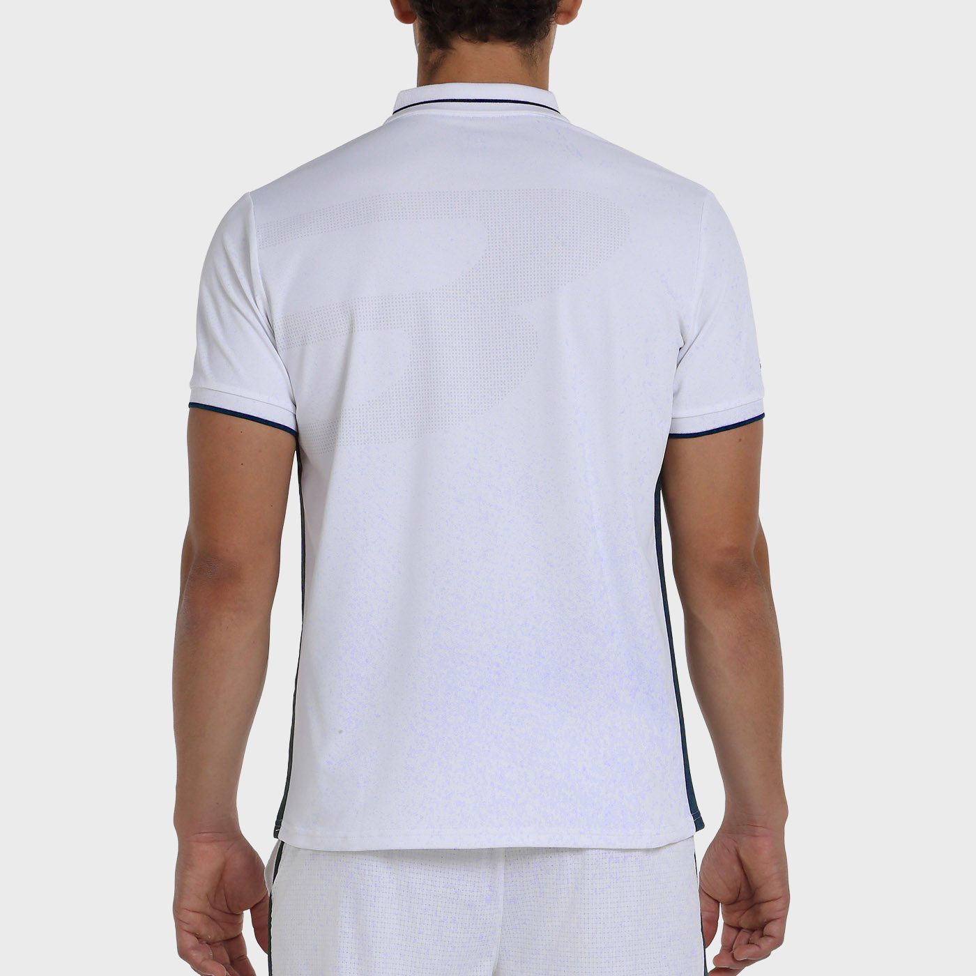 tienda de padel Madrid, tienda de padel online, tienda de padel españa, tienda de padel en linea, POLO BULLPADEL LEIRO 25V BLANC