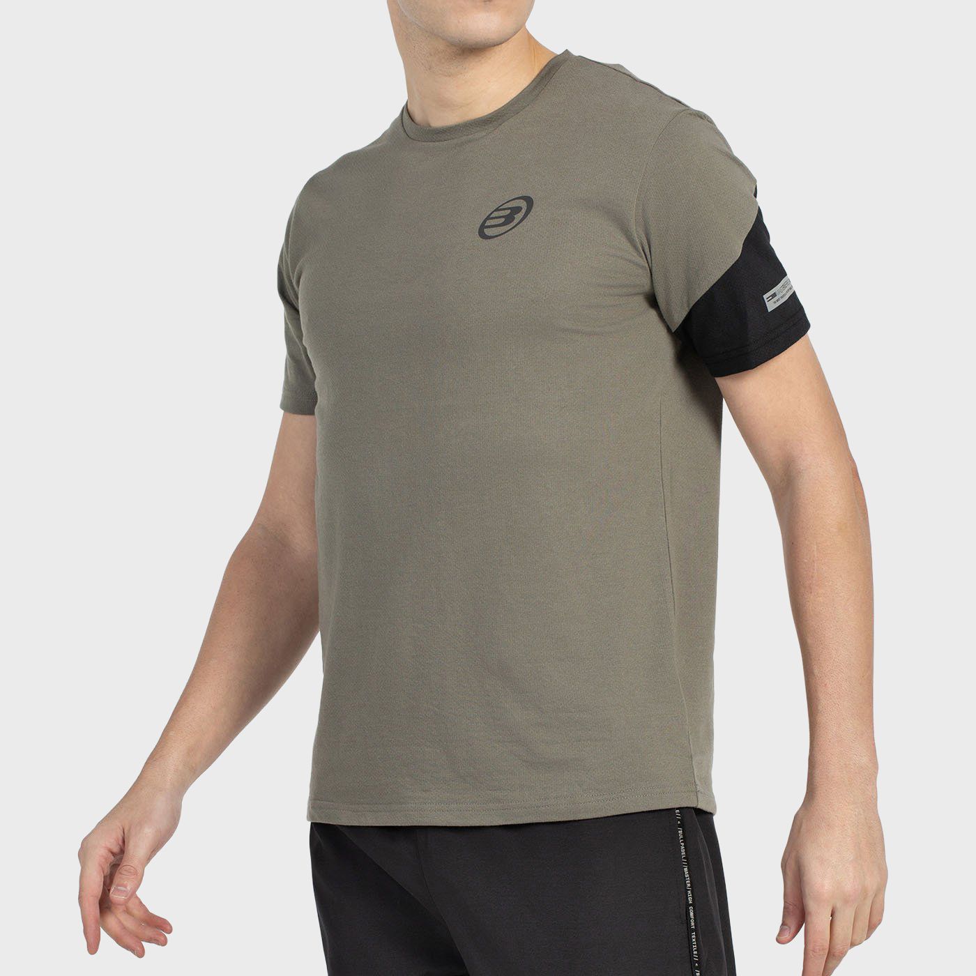tienda de padel Madrid, tienda de padel online, tienda de padel españa, tienda de padel en linea, CAMISETA BULLPADEL MONTIA KAKI