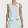 T-SHIRT BULLPADEL ADIES VERDE ACQUA TESSUTO BICOLORE