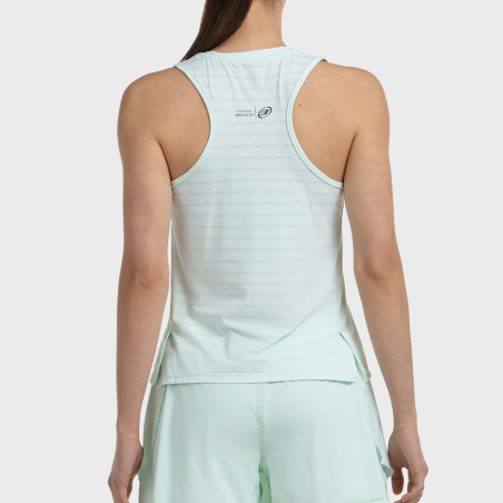 T-SHIRT BULLPADEL ADIES VERDE ACQUA TESSUTO BICOLORE