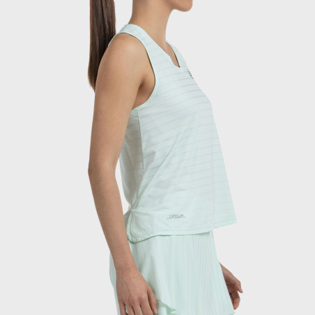T-SHIRT BULLPADEL ADIES VERDE ACQUA TESSUTO BICOLORE