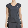 CAMISETA BULLPADEL ADOROS NEGRO TEJIDO BICOLOR